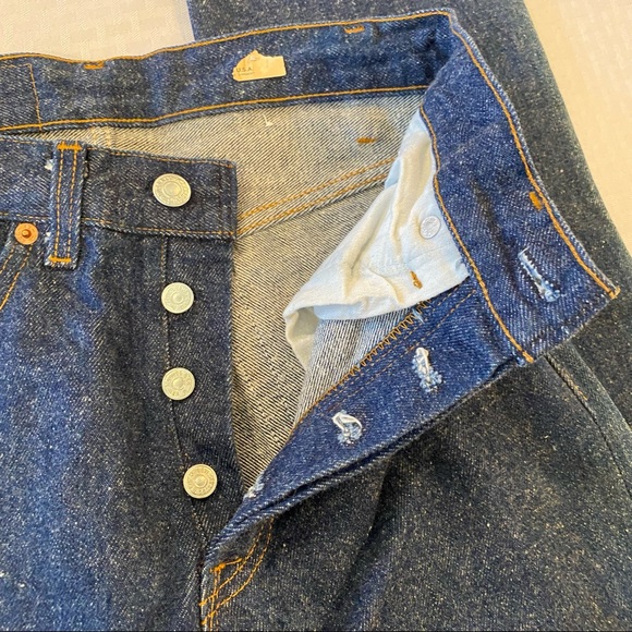 Vintage Levi’s 501 jeans, 1984, never worn or washed, with tags snd flasher tag - Picture 5 of 14